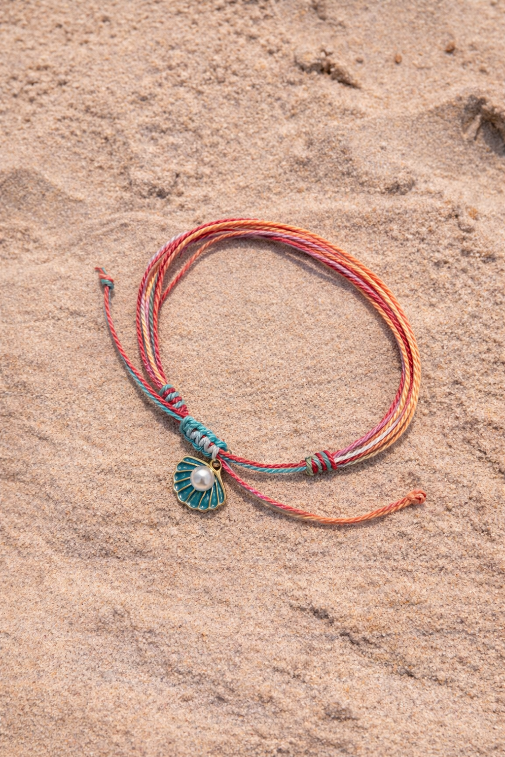 Caribbean Summer Yarn Bracelet