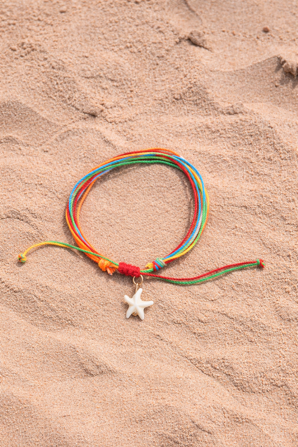 Caribbean Summer Yarn Bracelet
