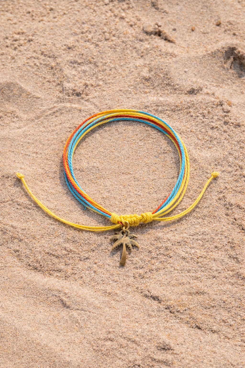Caribbean Summer Yarn Bracelet