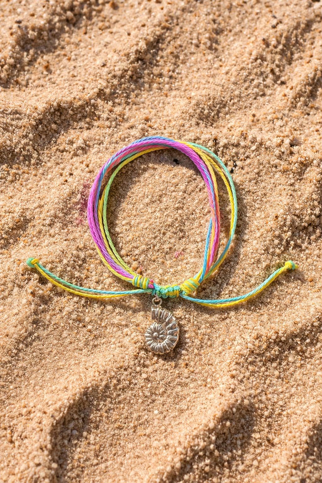 Caribbean Summer Yarn Bracelet